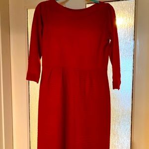 The Limited red sweater dress